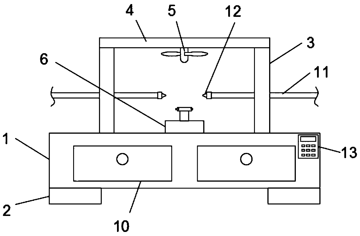 Plastic spraying rotating shaft cover processing tooling and application method thereof