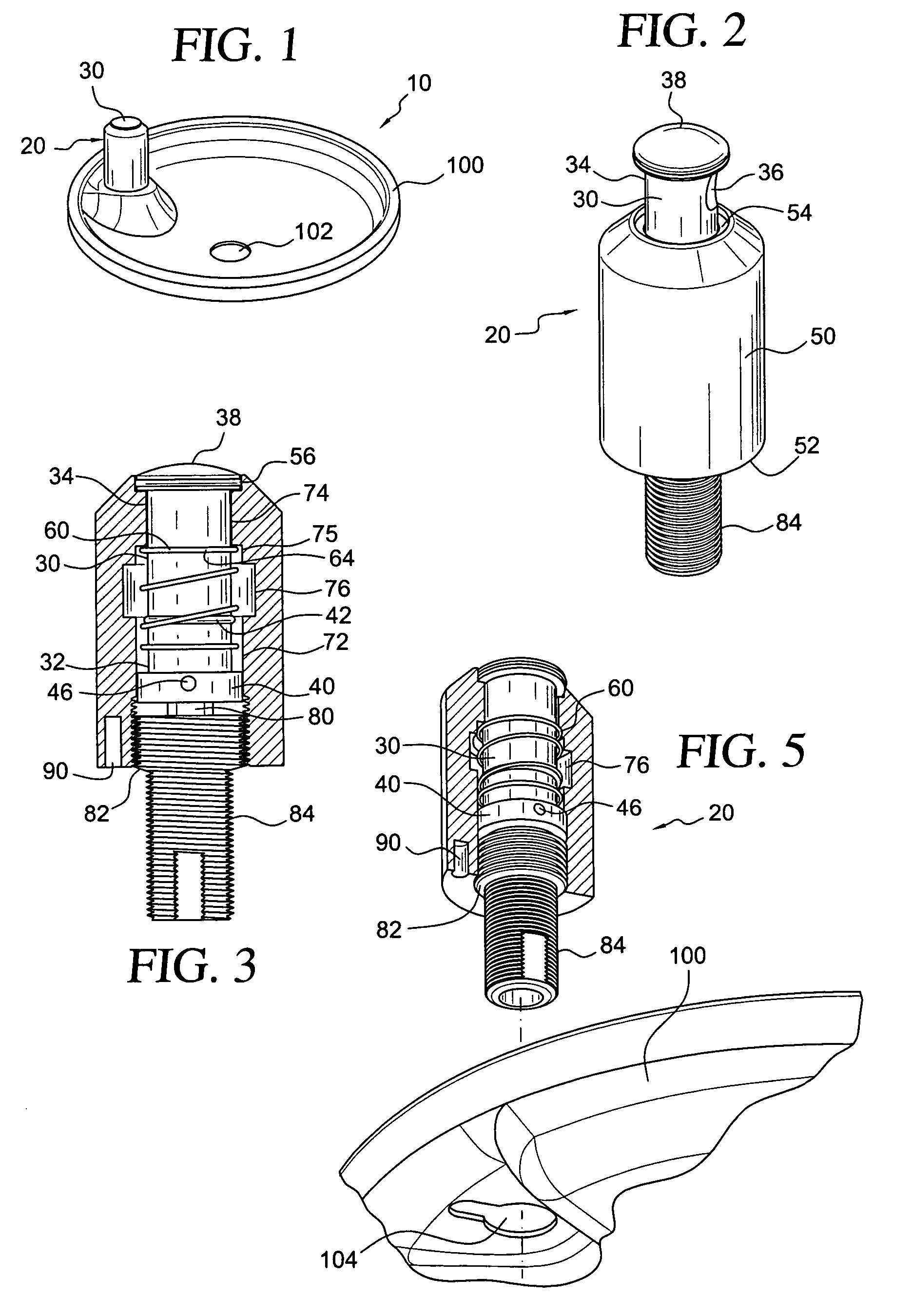 Pop-up bubbler assembly for dispensing fluid