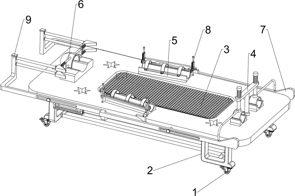 Limb limiting device for CT diagnosis