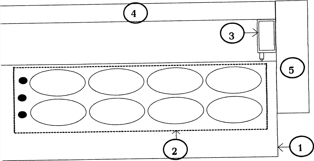 Self-adhesive label mould positioning method for cutting by computer-controlled cutting plotter