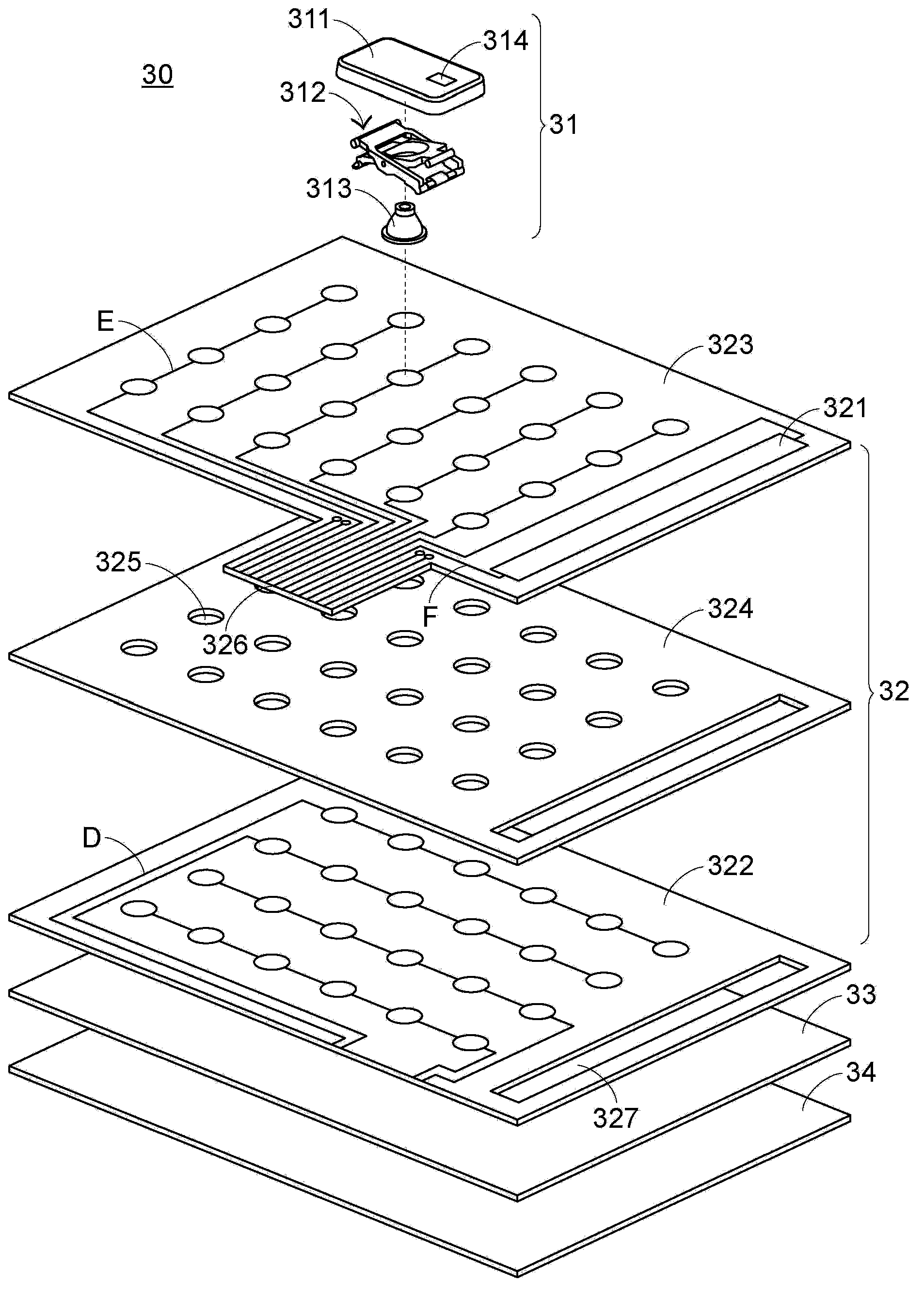 Light-emitting keyboard