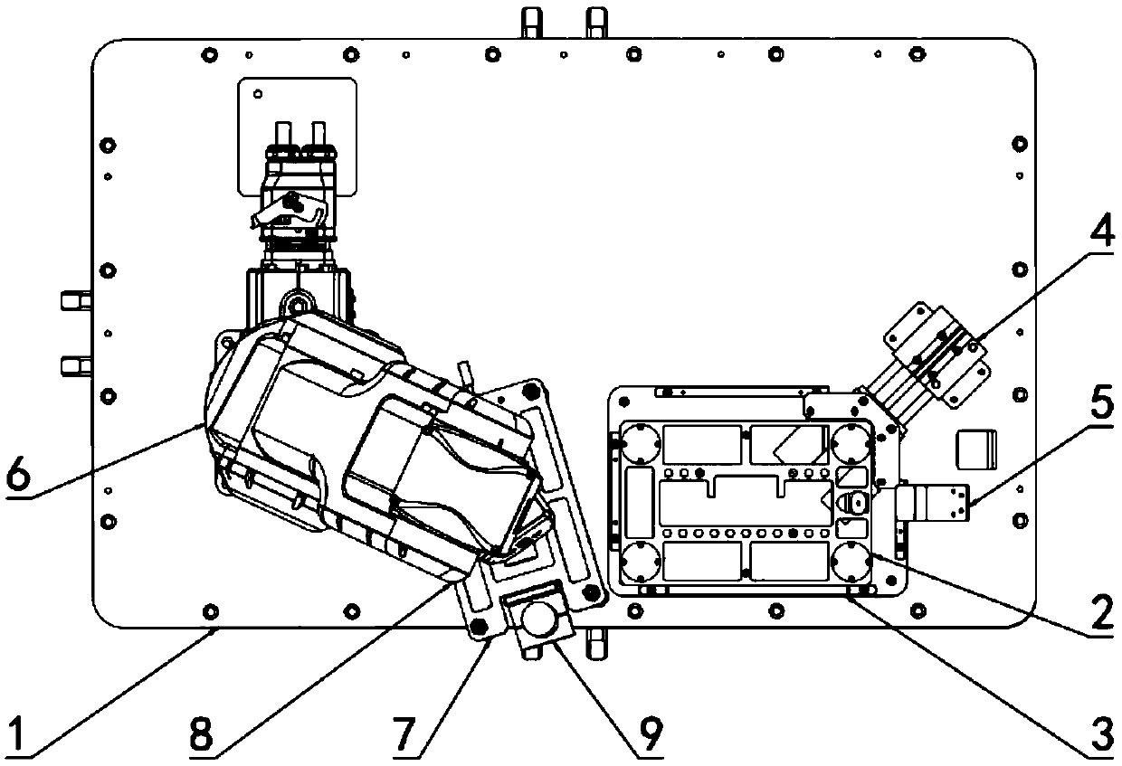 Industrial tray transportation and accurate positioning unit