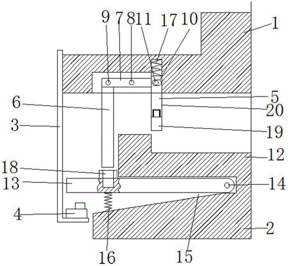 Die with workpiece delivery error prevention mechanism