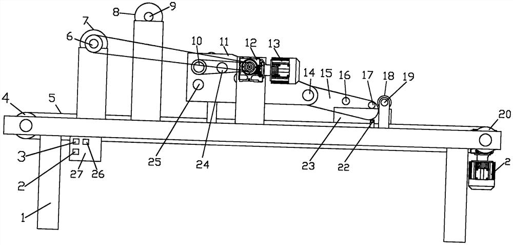 Automatic labelling machine for label