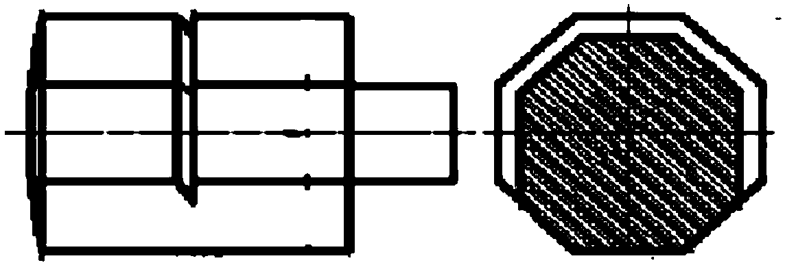 Forging forming method of water chamber sealing head with side pipe nozzle