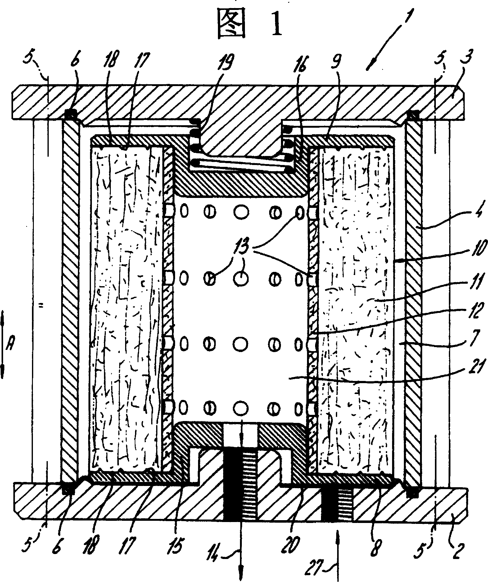 Filter device for microfiltration of oil