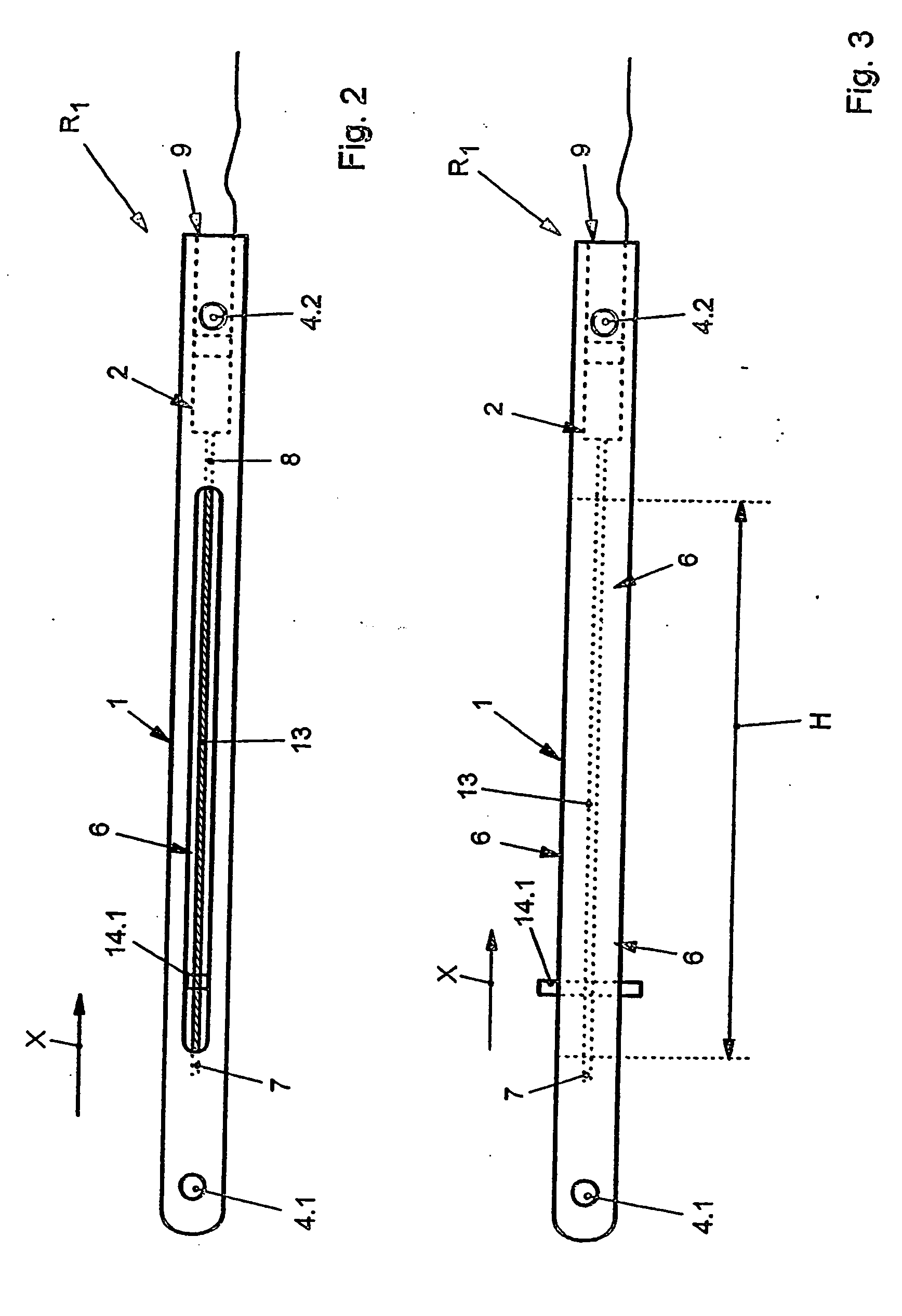 Device for lengthening bones or bone parts