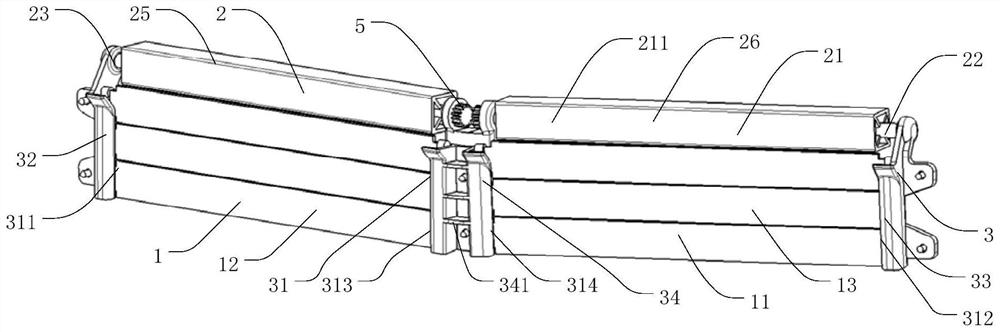 Automobile grille active air inlet structure, automobile and grille air inlet control method of automobile