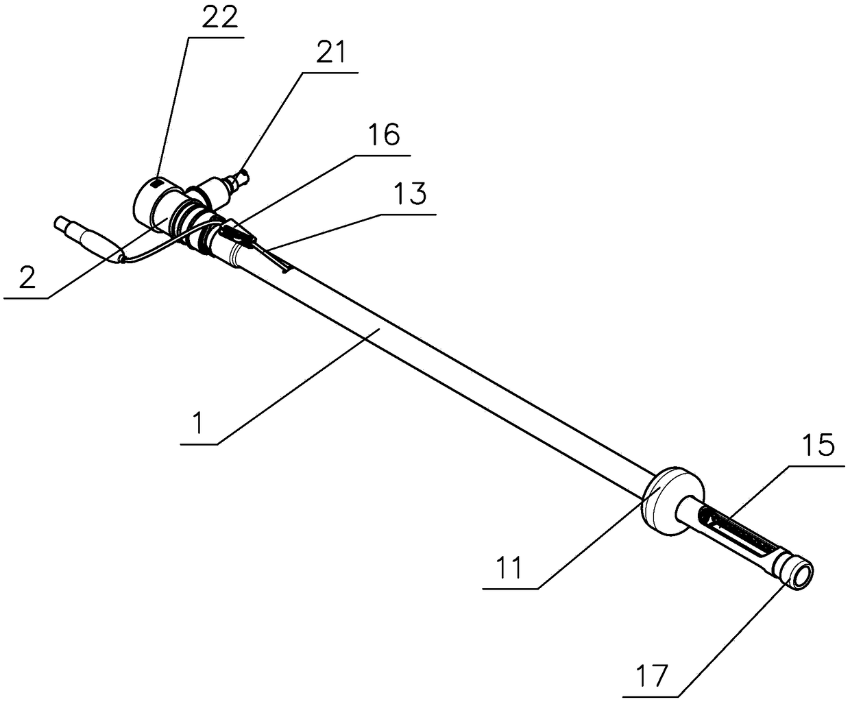 Endoscopic hemostatic cannula