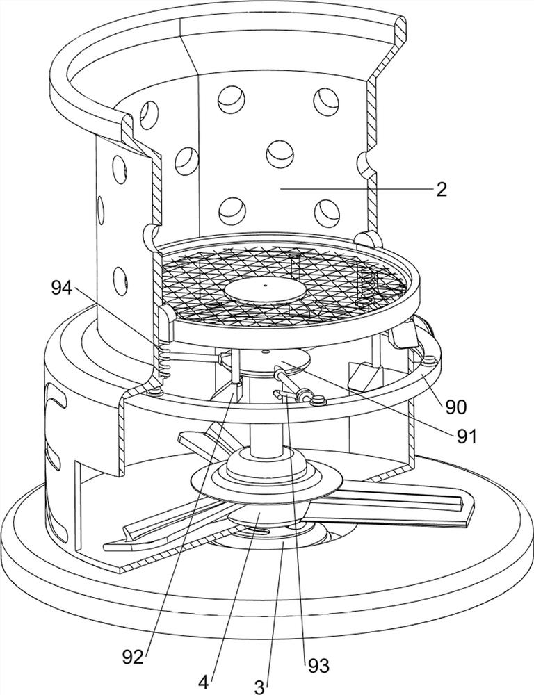 Device for manufacturing mortar by using waste concrete