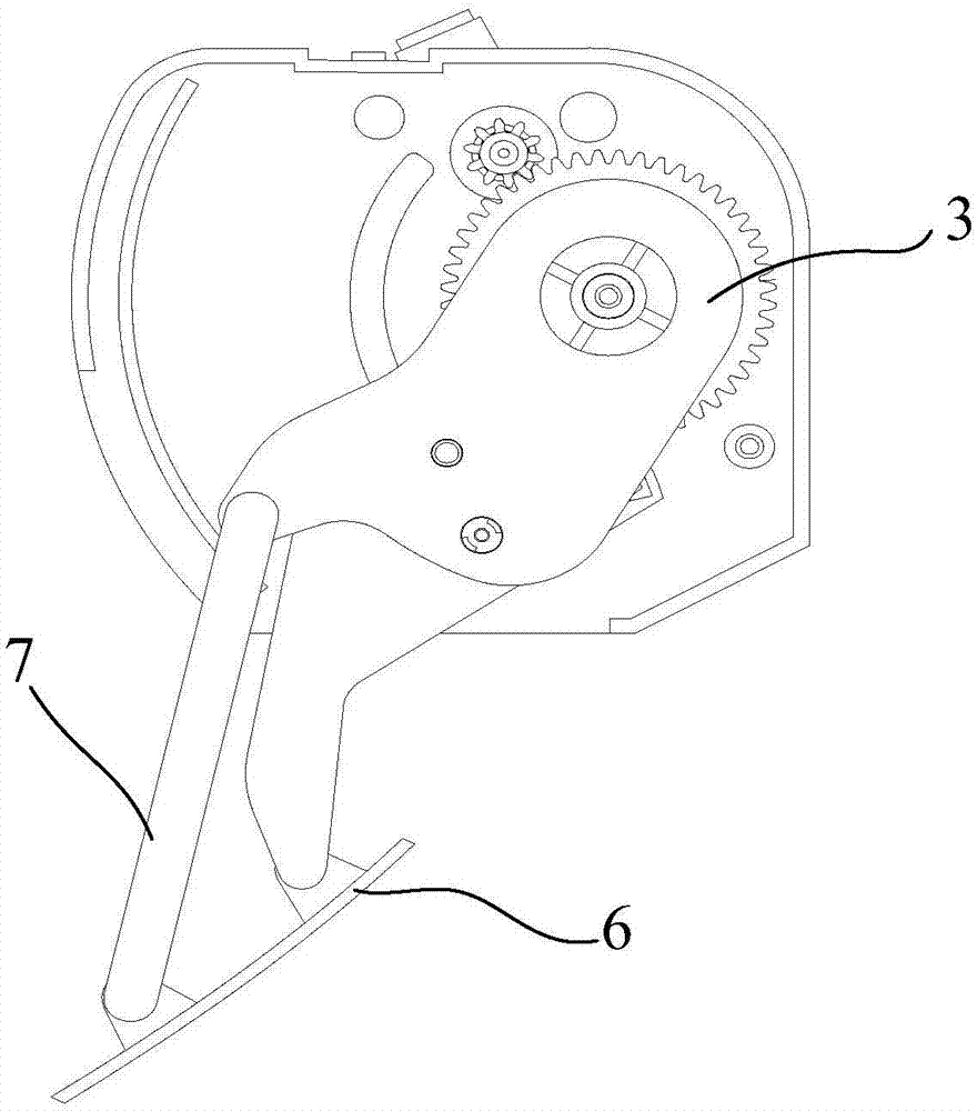 Air conditioner and air guide plate motion mechanism thereof