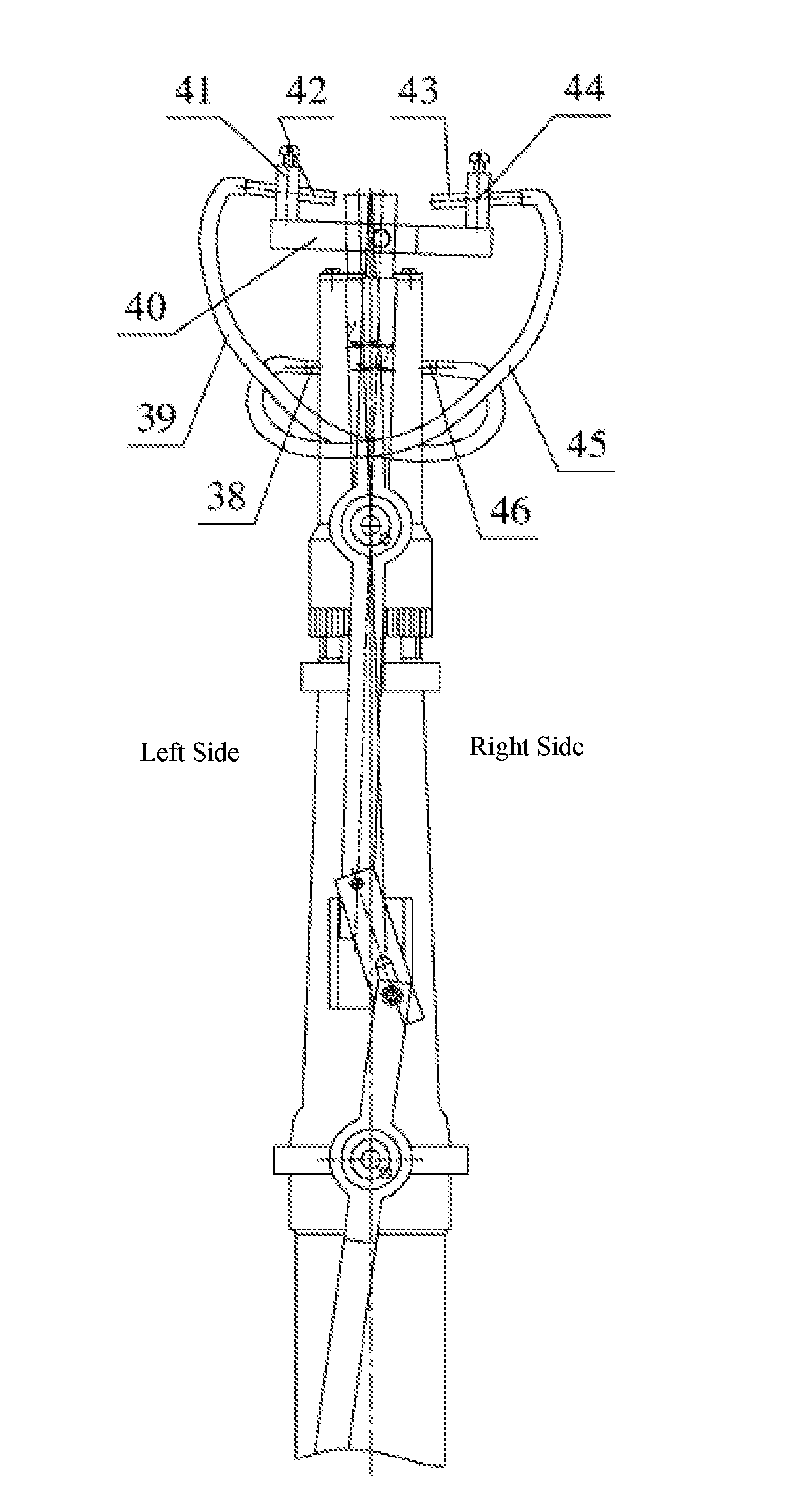 Jet type spray head double-limiting reversing mechanism