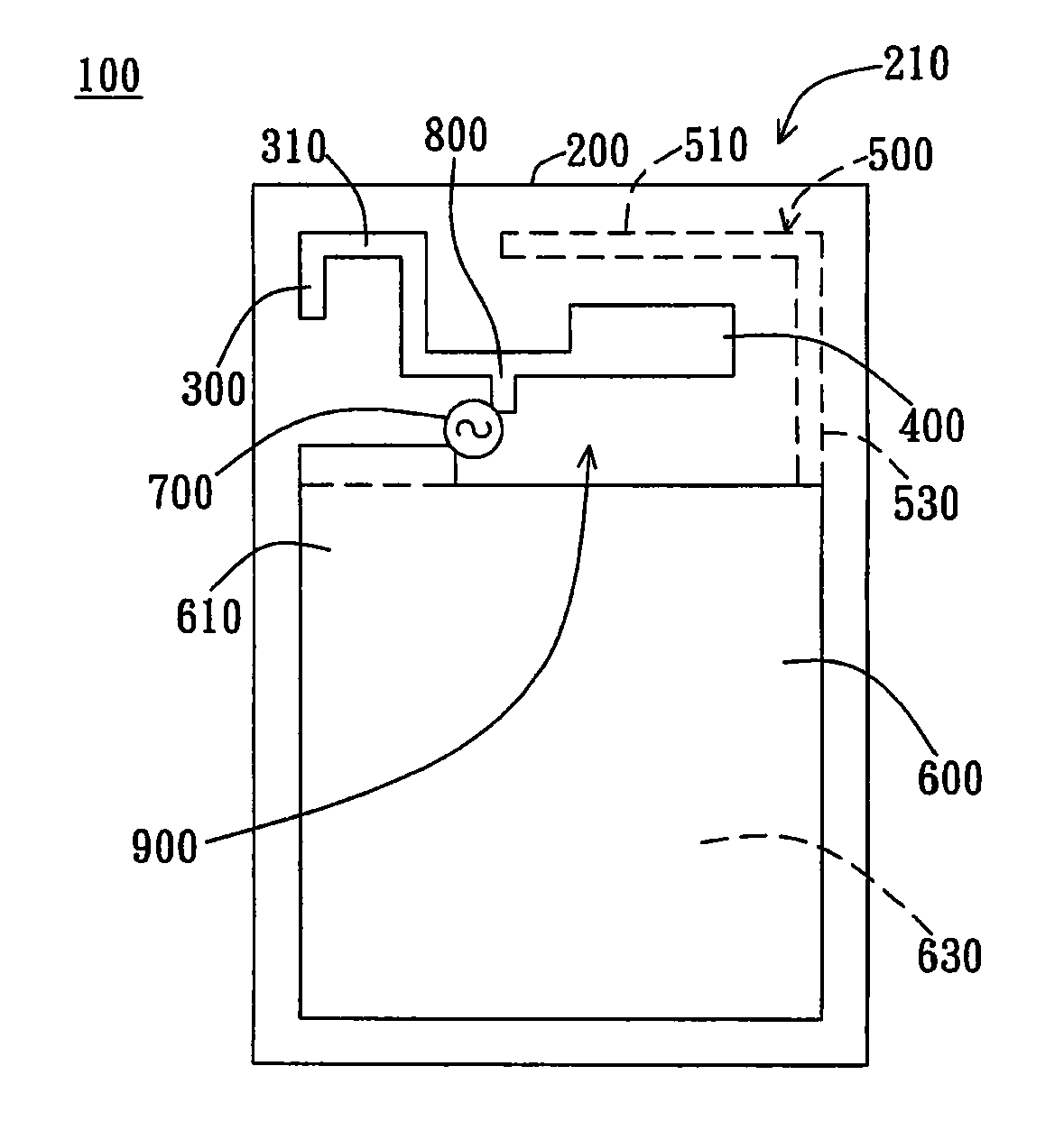 Wide-band planar antenna