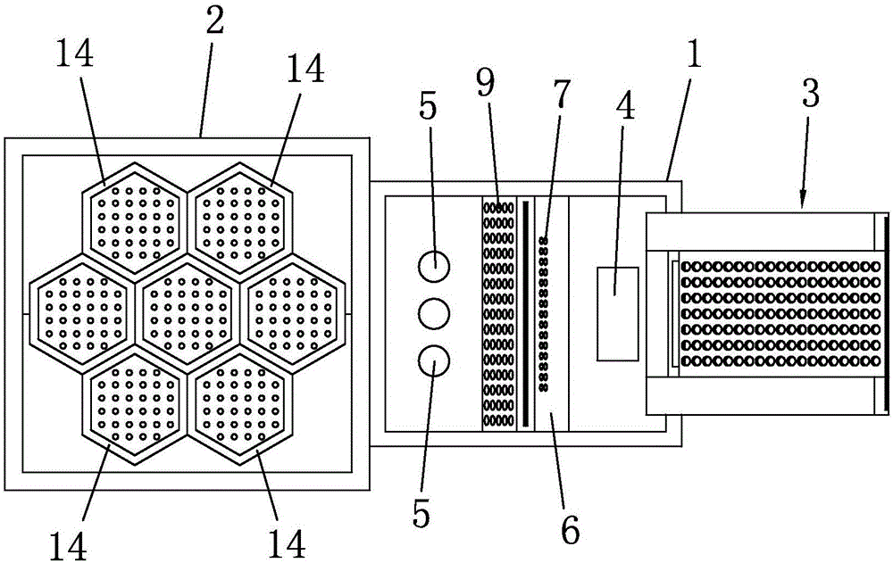 Multistage-precipitation sewage treatment device and precipitation method thereof