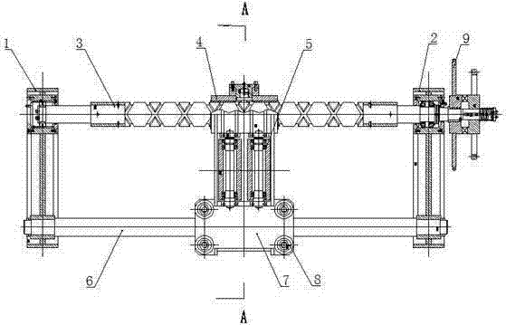 Rope guiding device of winch