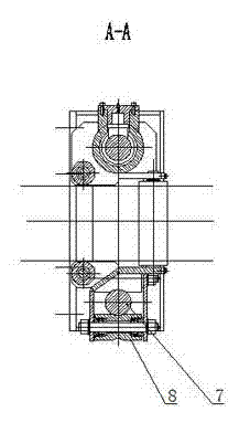 Rope guiding device of winch