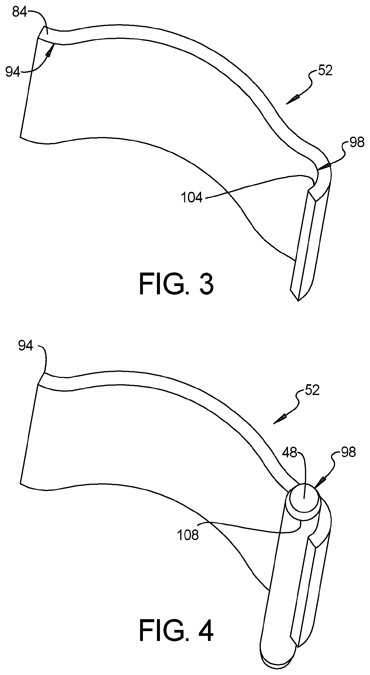 Variable displacement oil pump slide with bow spring