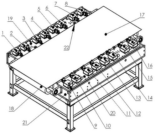 Transformer copper strip edge burr treatment device and method