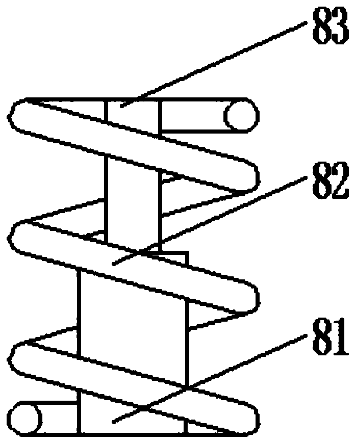 Smashing, grinding and screening device for traditional Chinese medicinal materials