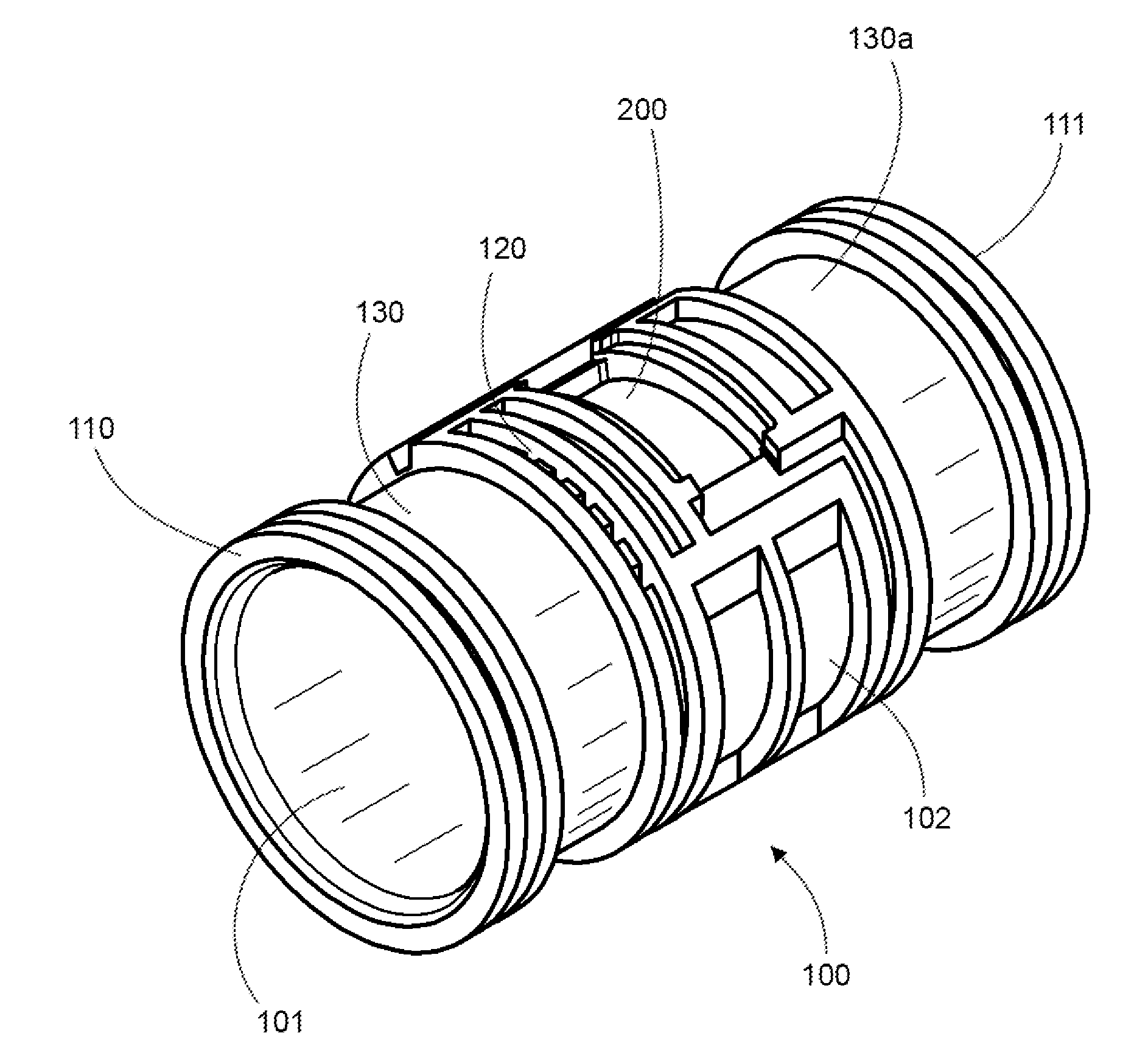 Pressure compensated non-clogging drip emitter