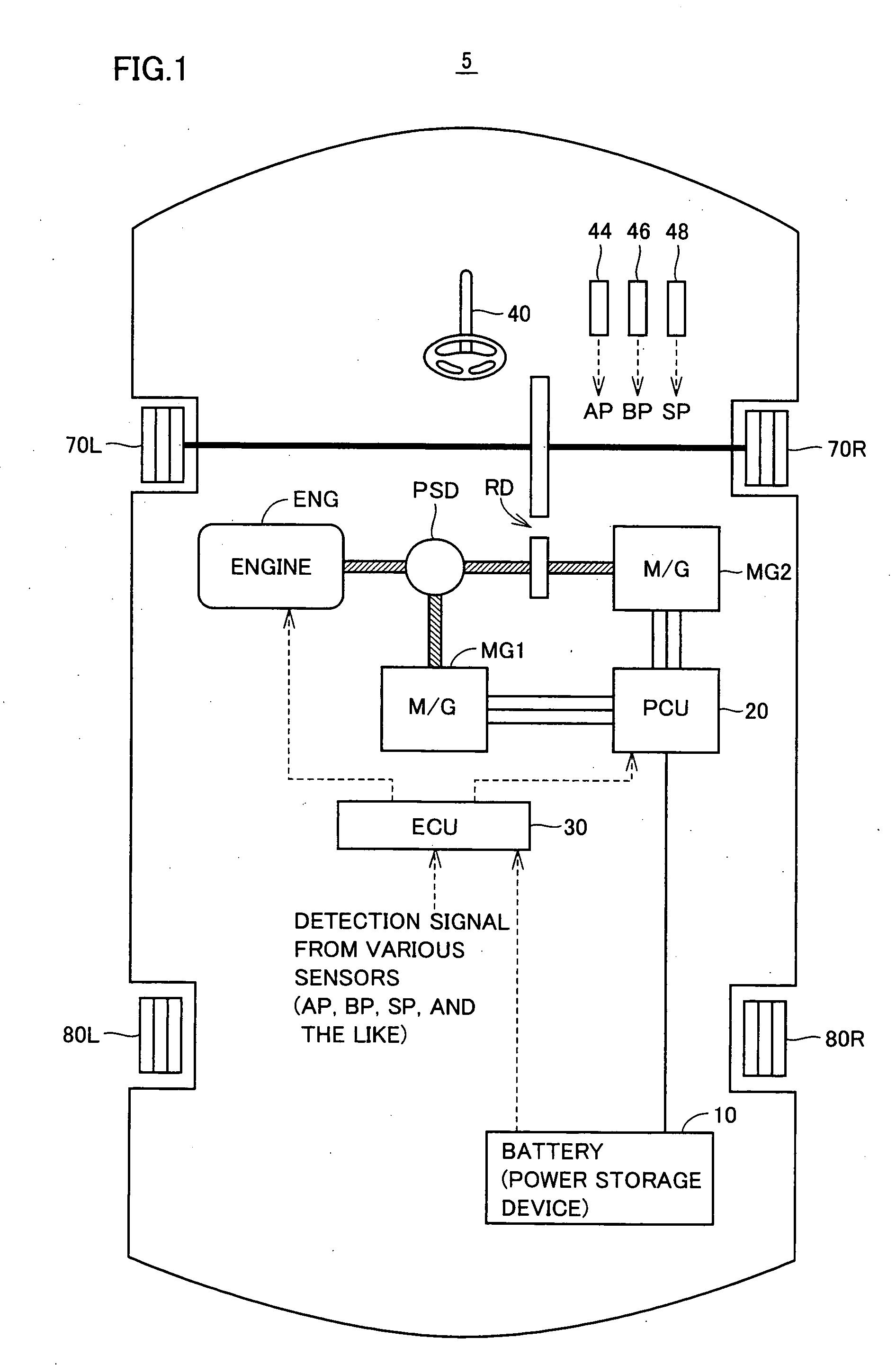 Control apparatus and control method for hybrid vehicle