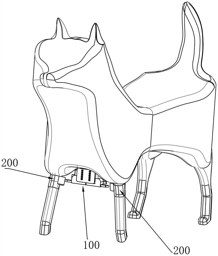 Intelligent mechanical exercise step-counting health monitoring device for pets and use method of intelligent mechanical exercise step-counting health monitoring device