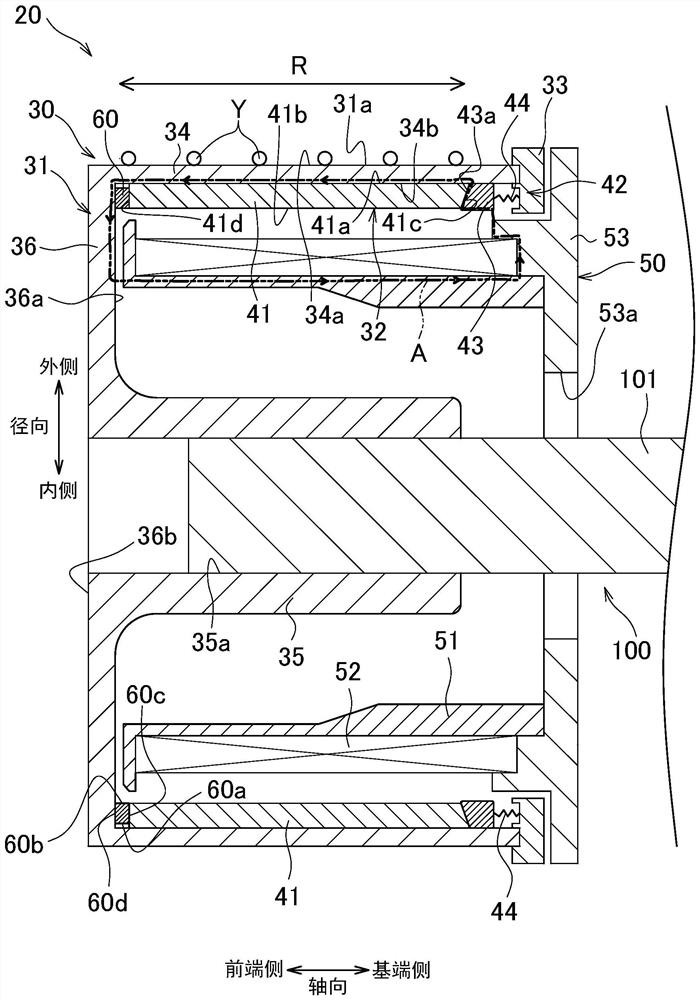 Induction heating roller and spinning stretching device