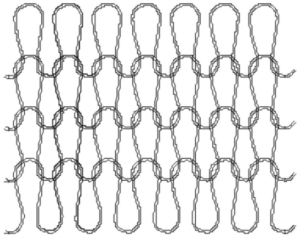 Weaving method of flared socks and anti-edema socks