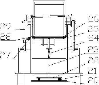 Automatic brick paving machine