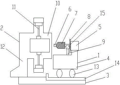 Carbon hollow bar machining device with waste collecting function