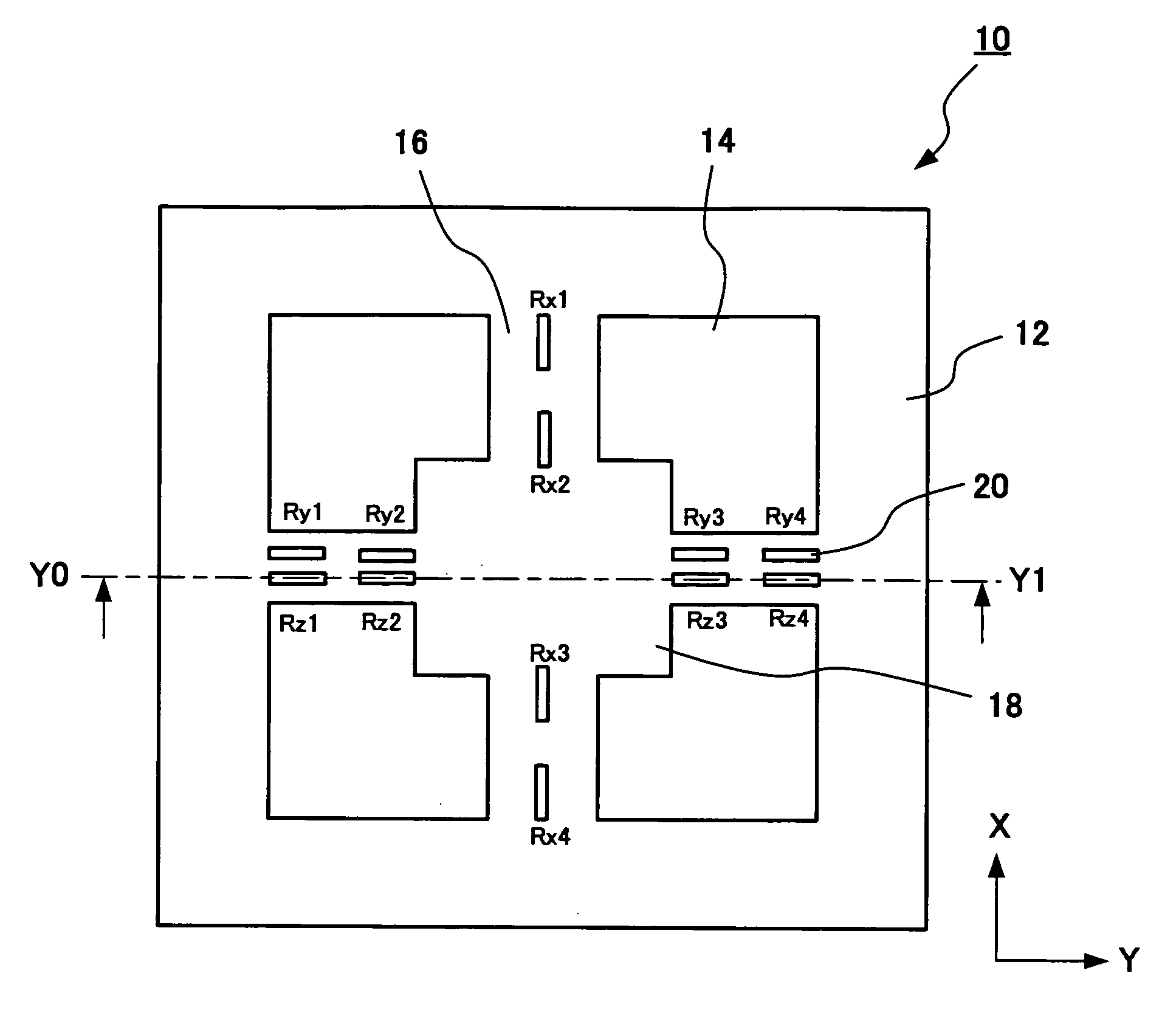 Semiconductor acceleration sensor