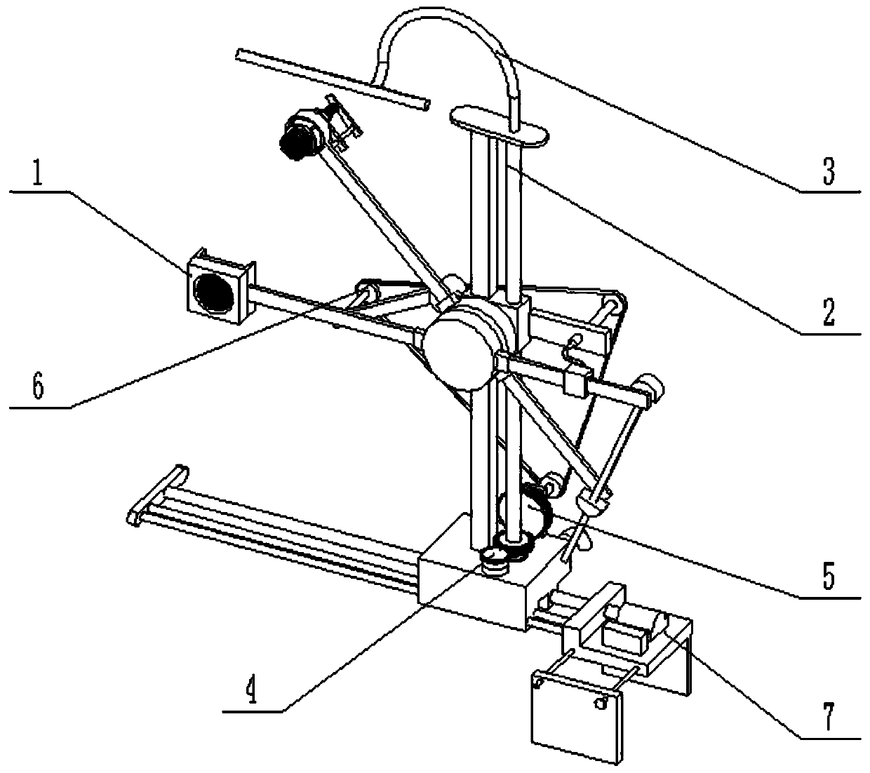 Automatic window cleaning device for high-rise buildings