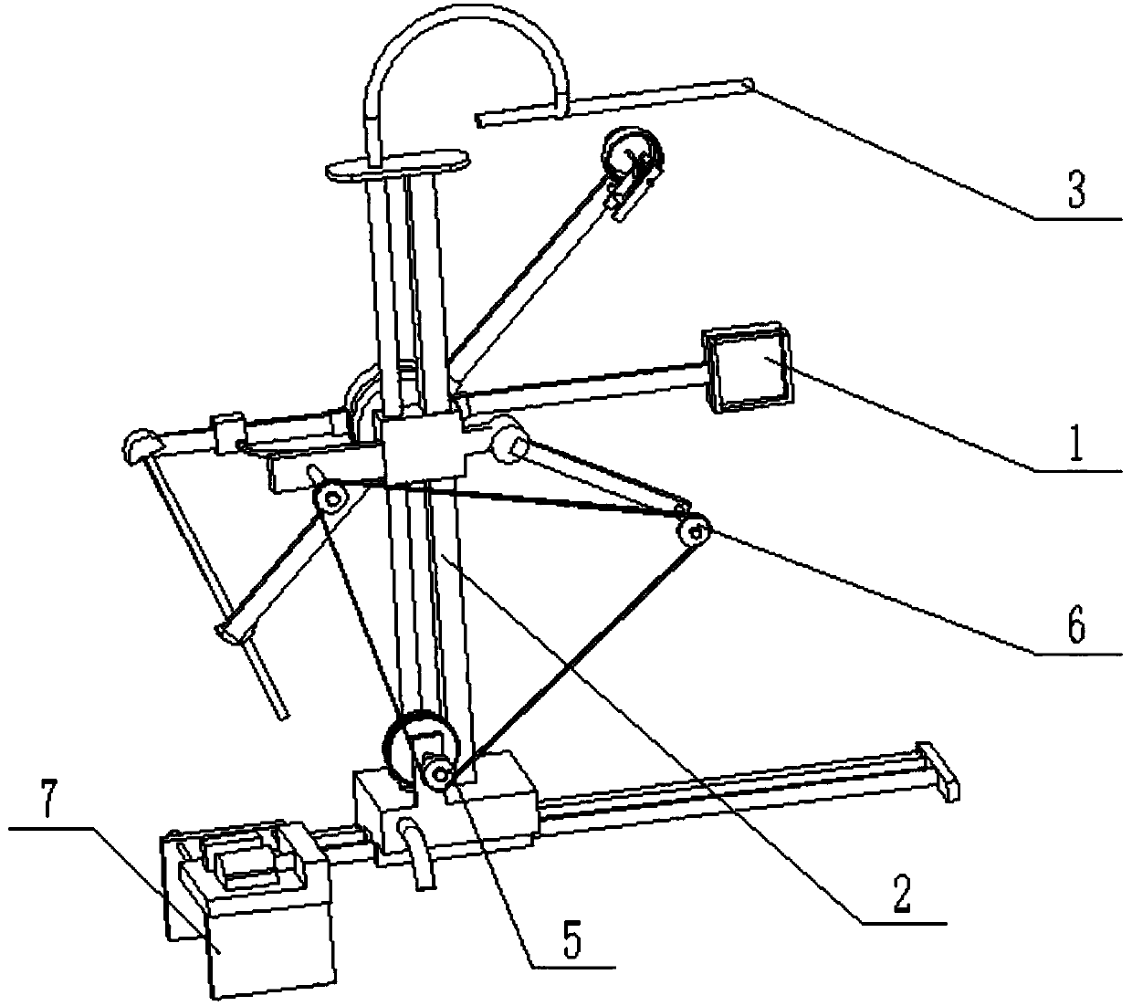 Automatic window cleaning device for high-rise buildings