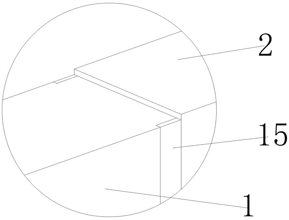 A building continuous assembly method and prefabricated building that can avoid wall deflection