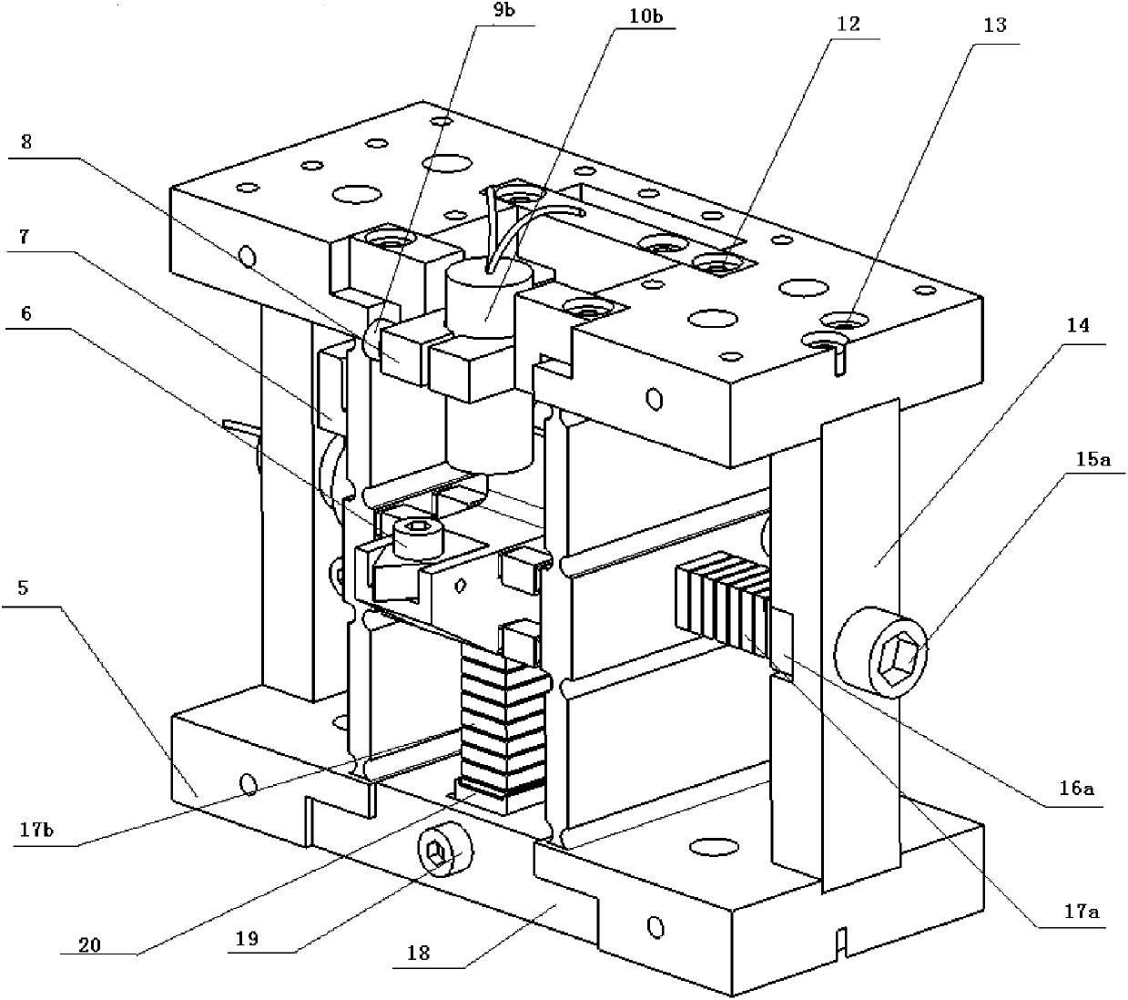 Three-dimensional elliptical vibration cutting device