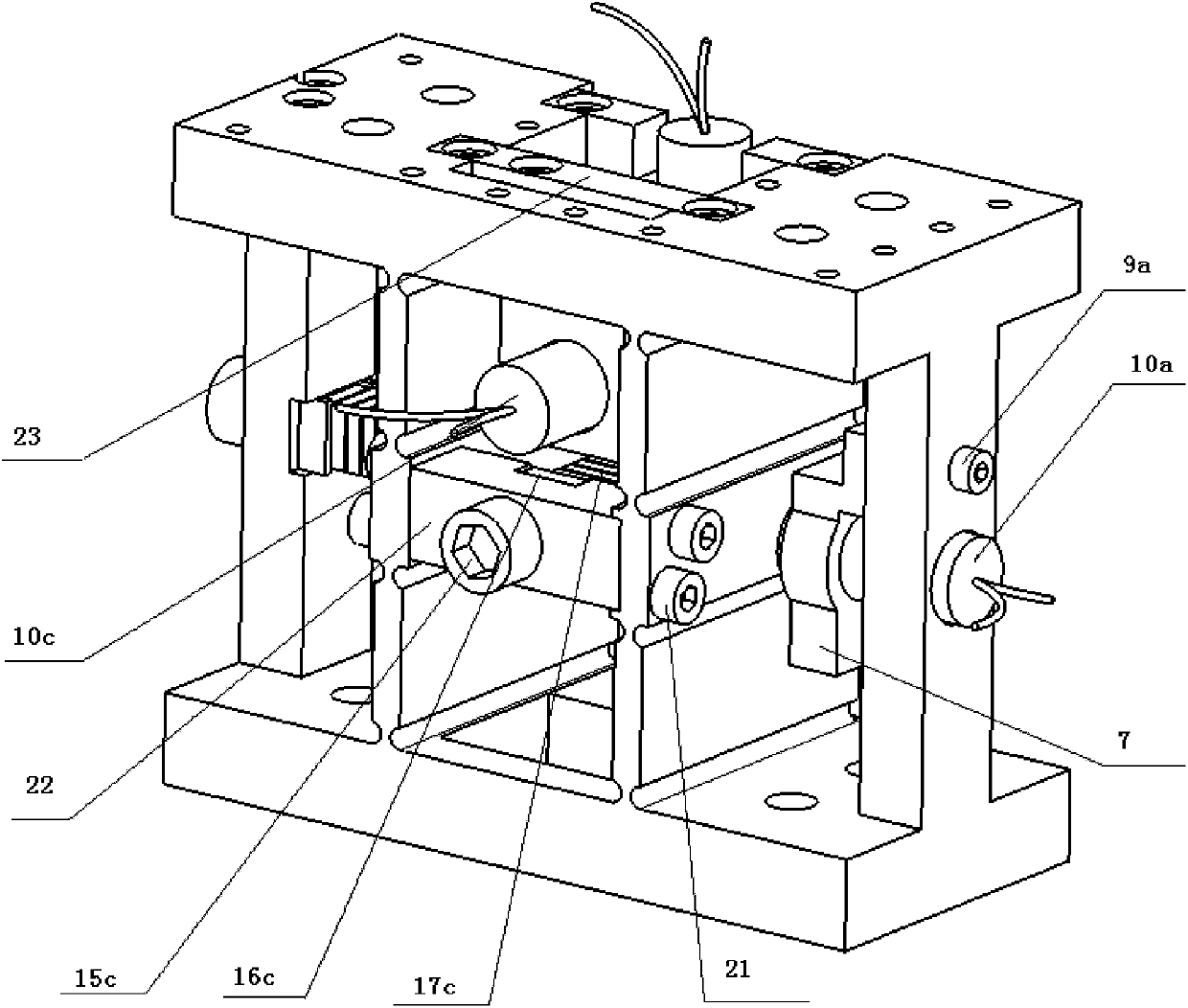 Three-dimensional elliptical vibration cutting device