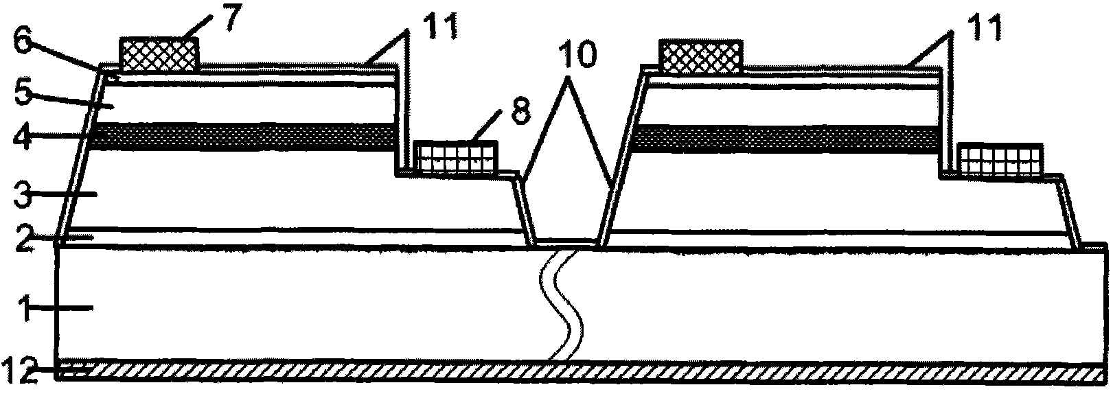 Extensible oversize light-emitting diode (LED) chip and manufacture method thereof