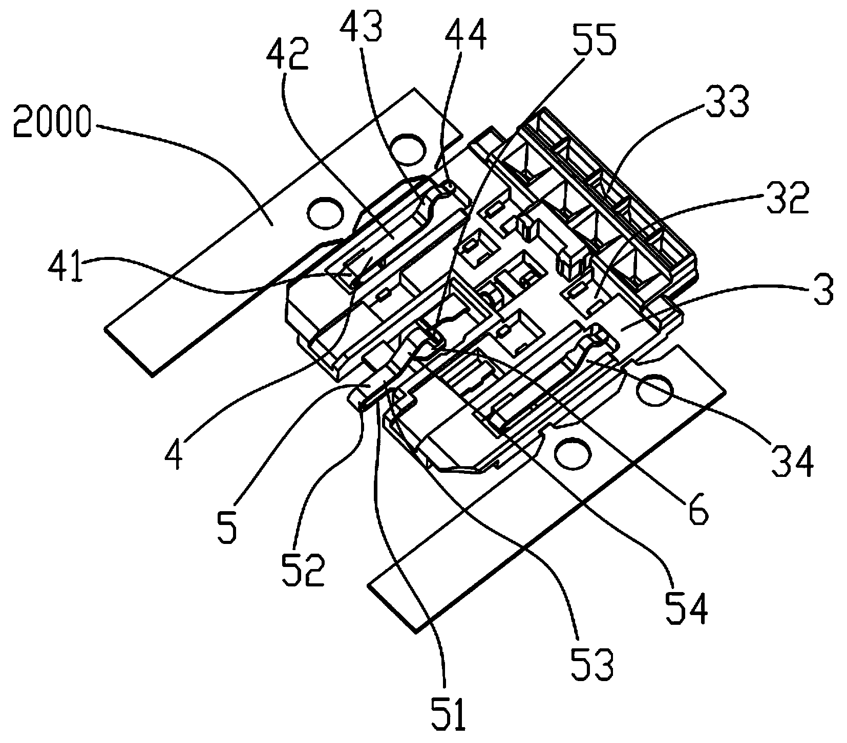 I/O connector with detection function and manufacturing method thereof