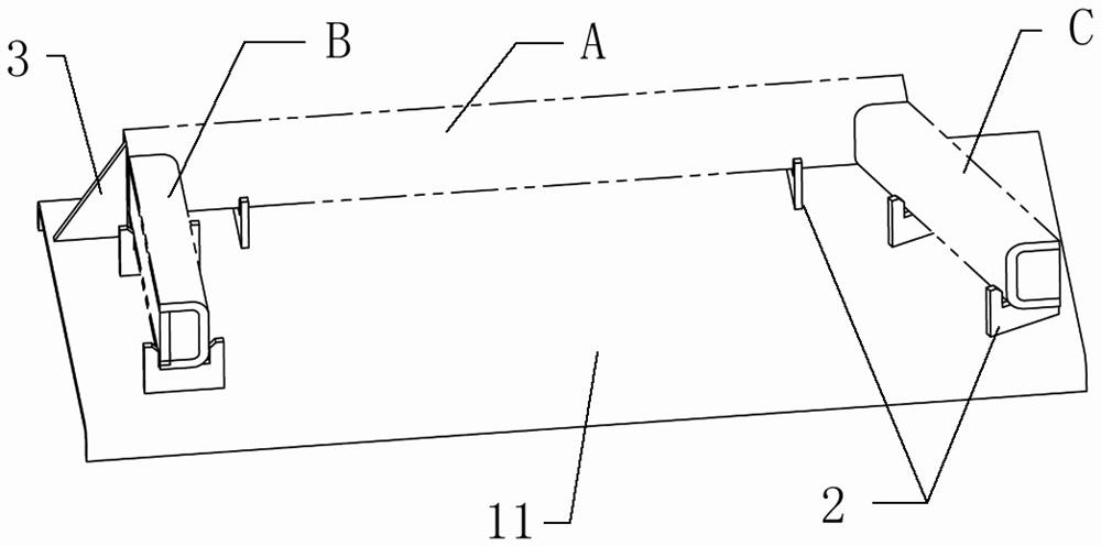 A welding and fixing method for a welded joint of an automobile front stabilizer beam