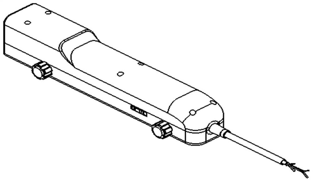 A delivery device for a valve clamping stent