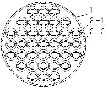 Heat exchanger with vortex pair type squarely arranged heat transferring vortex array