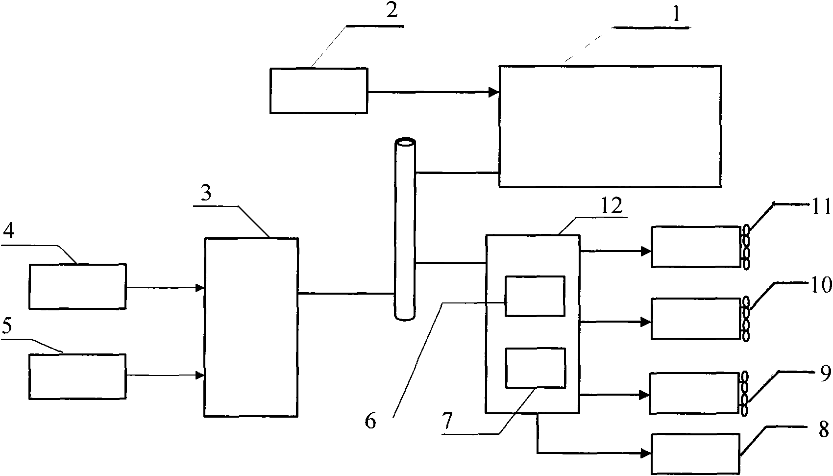 Four degrees of freedom (DOF) dynamic positioning device of deep submergence rescue vehicle (DSRV) and positioning control method