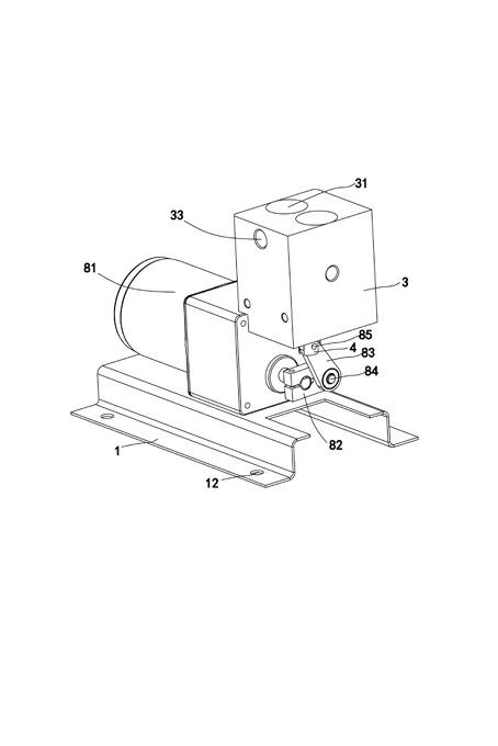 Lubricating grease filling machine for building machinery