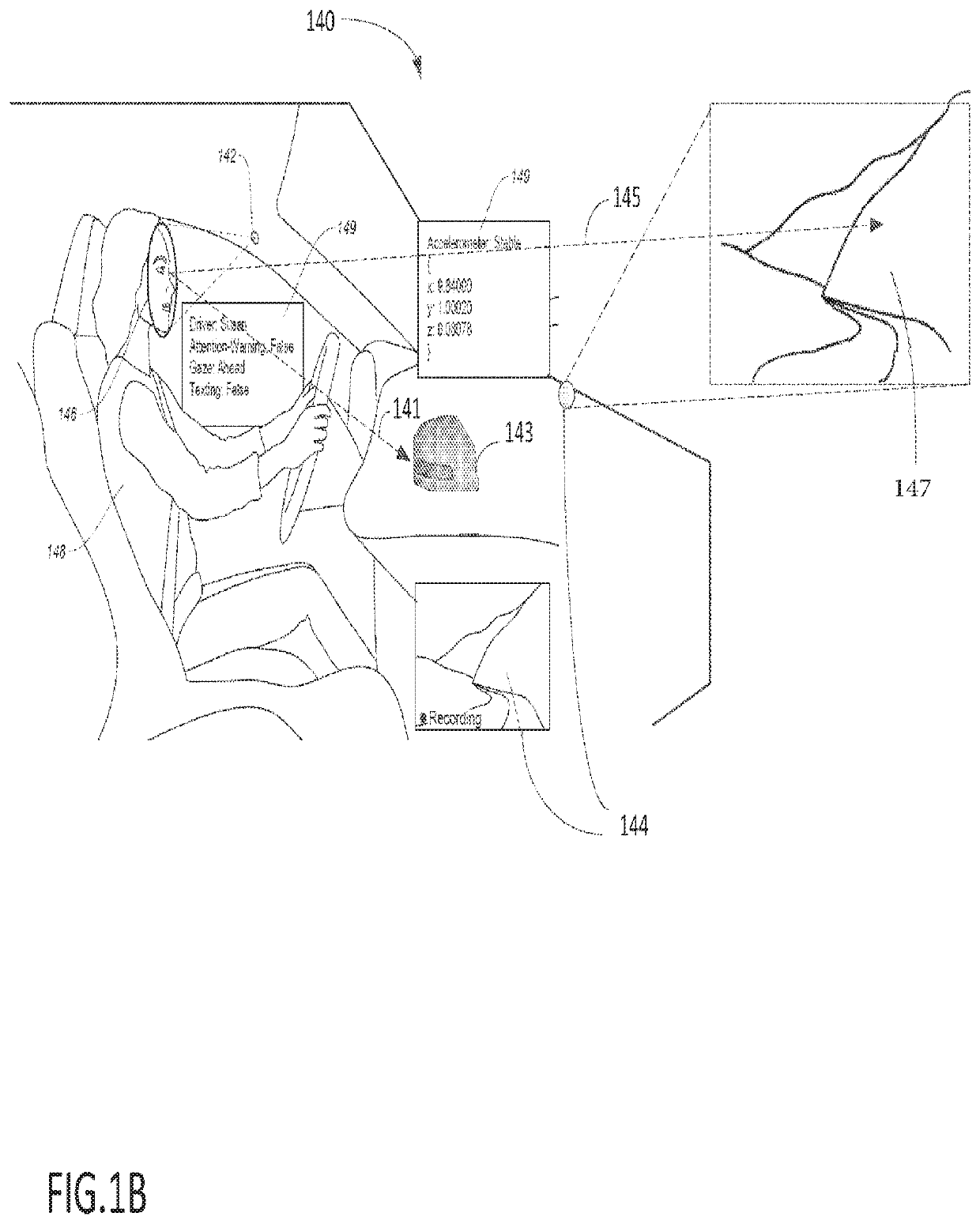 Method and apparatus for providing automatic mirror setting via inward facing cameras