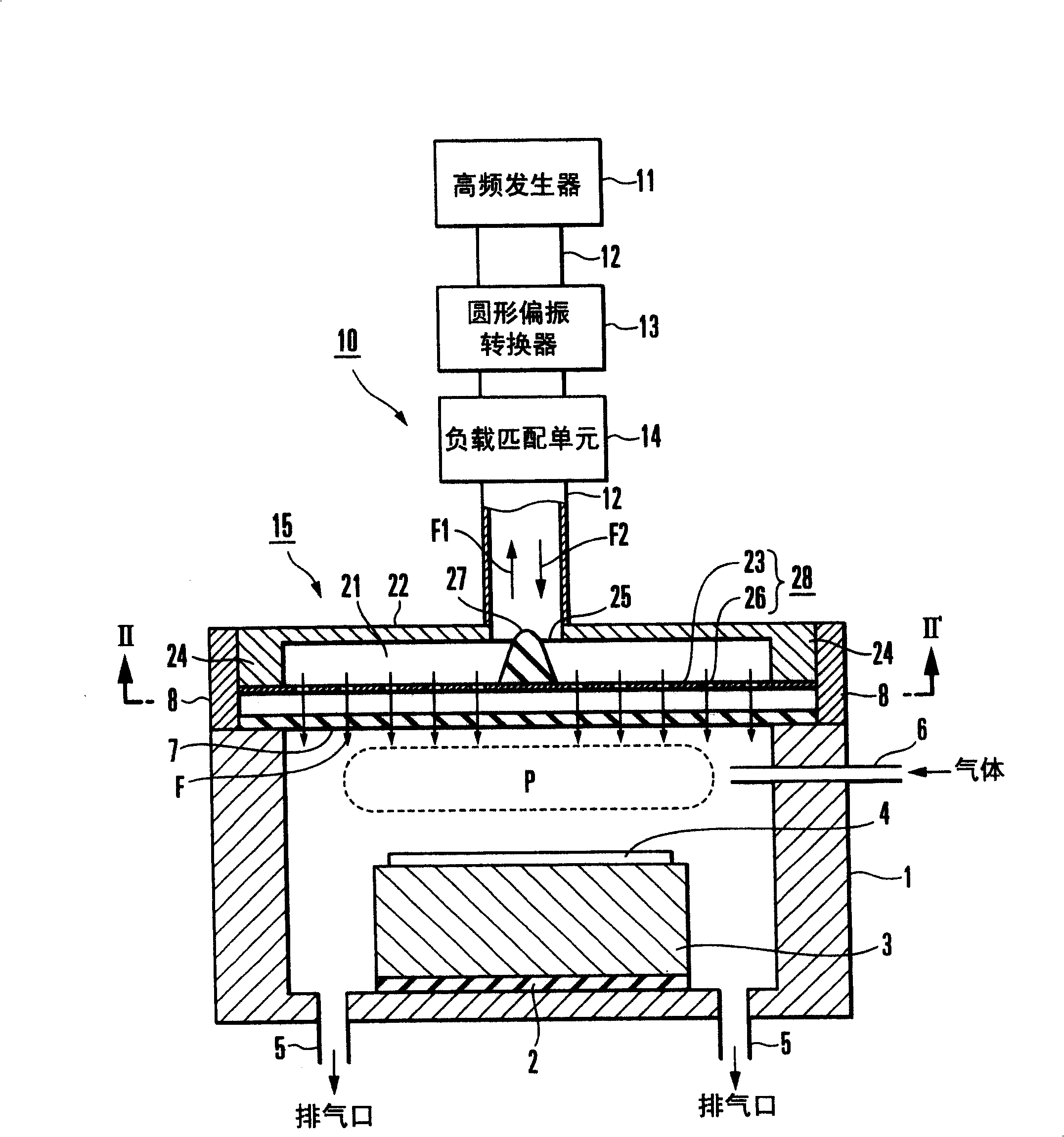 Plasma processing device and plasma generating method