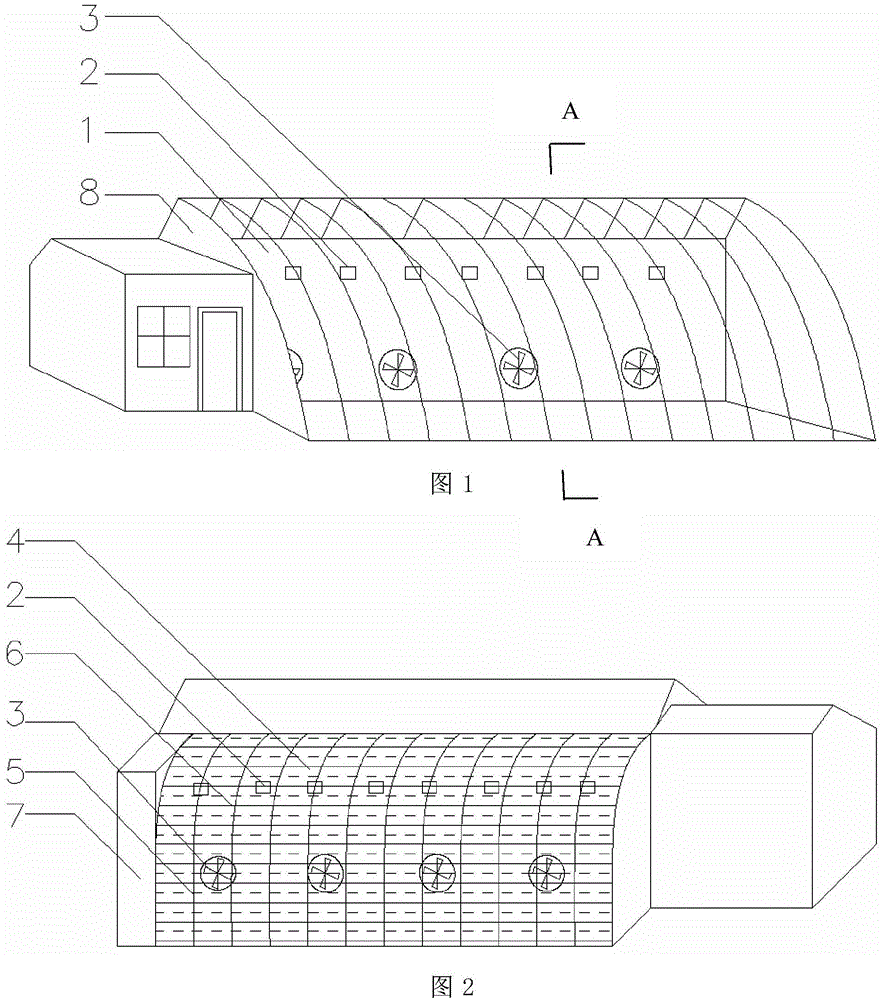 Back wall thermal insulation system of sunlight greenhouse