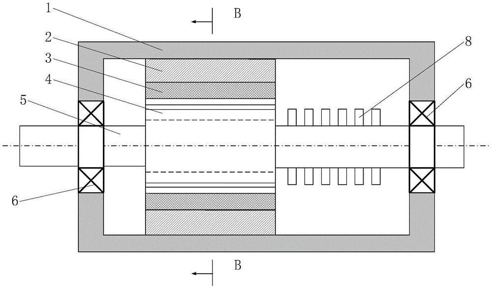 A brushed DC motor capable of reducing electromagnetic excitation force