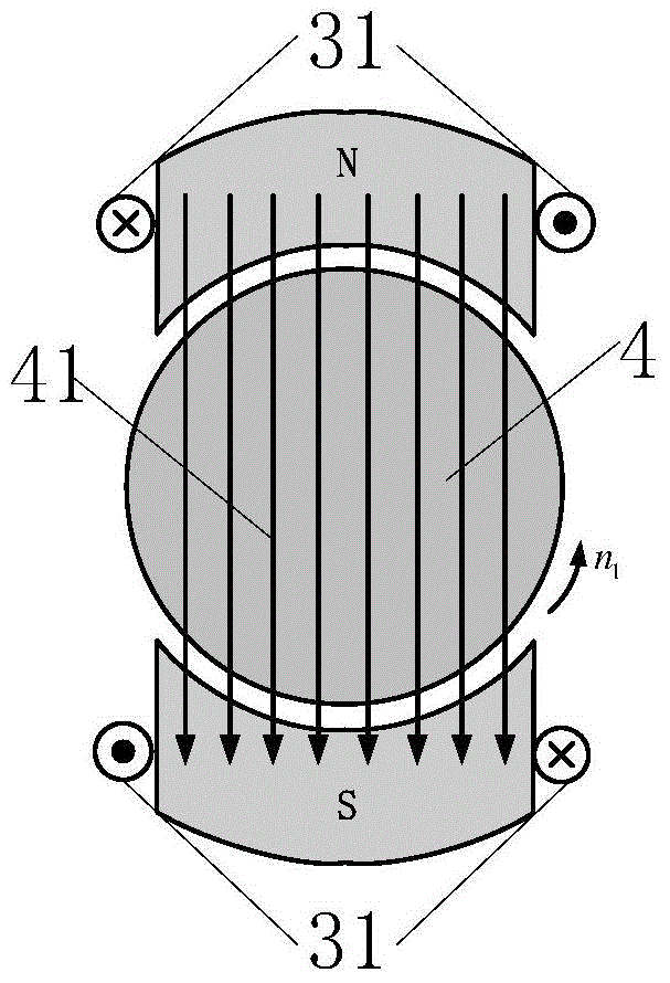 A brushed DC motor capable of reducing electromagnetic excitation force