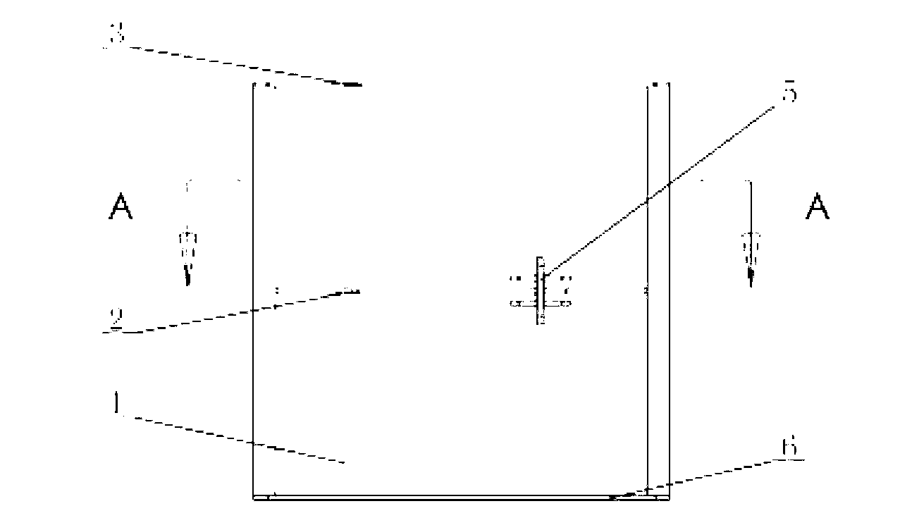 Small aspect ratio rectangular double-curved-surface surface and middle layer net plate