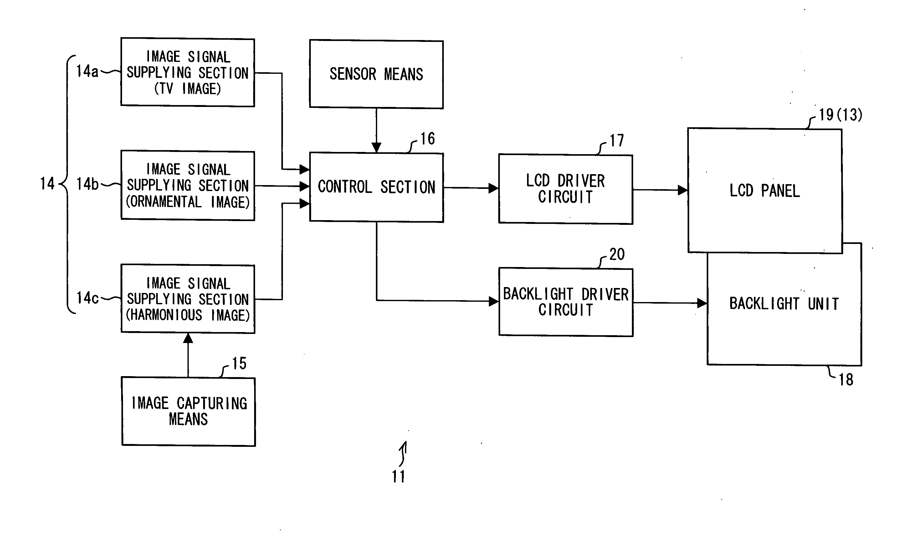 Image display device and image display device drive method